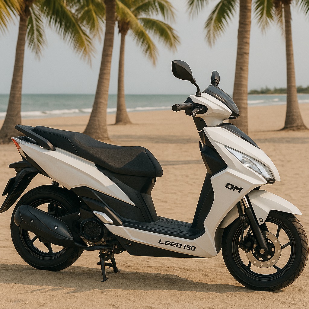 Moto DM 150 blanco